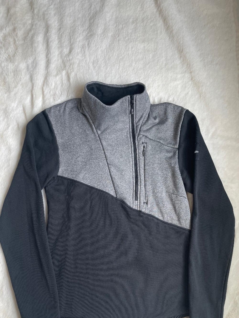 Columbia Half Zip Sweater Cropped